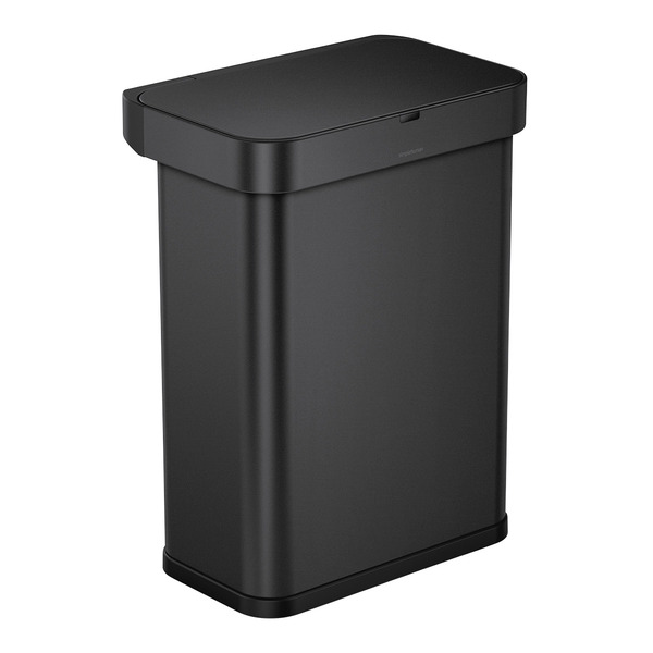 simplehuman Rectangular Sensor Can - Matte Black