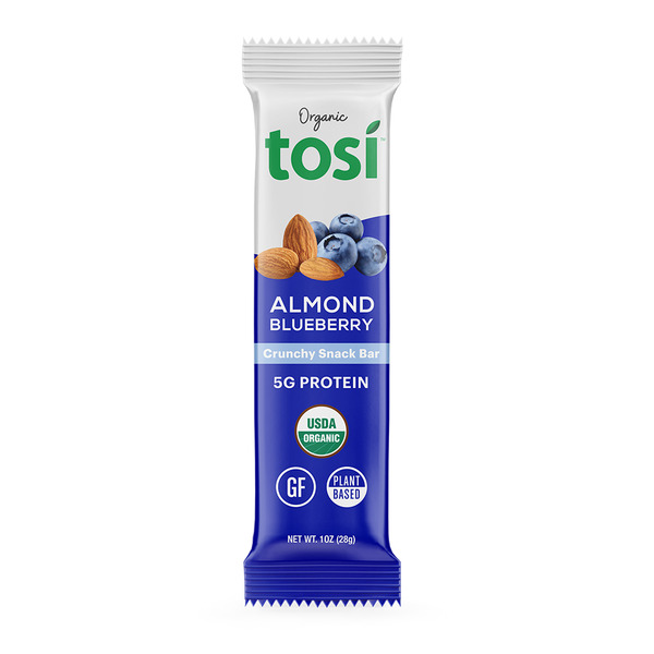 Tosi Almond Blueberry Nut, Crunchy Snack Bar