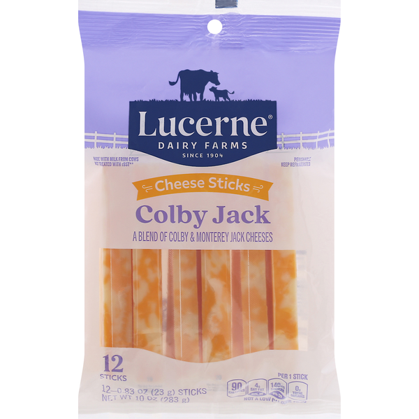 Lucerne Cheese Sticks, Colby Jack