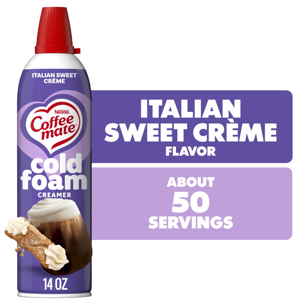 adati.k5335✨ご追加分 クリーム20 5本 Coffee mate Italian Sweet Crème Flavored Cold Foam Creamer Same