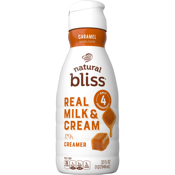 Coffee mate Natural Bliss Real Milk & Cream Caramel Flavored