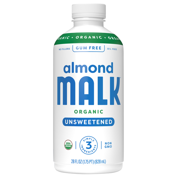 MALK Almond Milk, Unsweetened