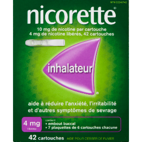 Nicorette Nicotine Inhaler Refills 4Mg Same-Day Delivery | Rexall