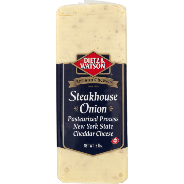 Dietz & Watson New York State Cheddar Cheese Steakhouse Onion (5 lb