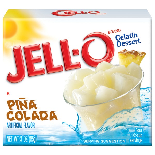 JellO Piña Colada Gelatin Dessert Mix (3 oz) Instacart