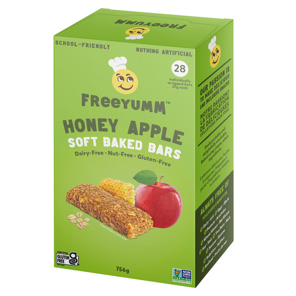 FreeYumm Honey Apple Soft Baked Bars