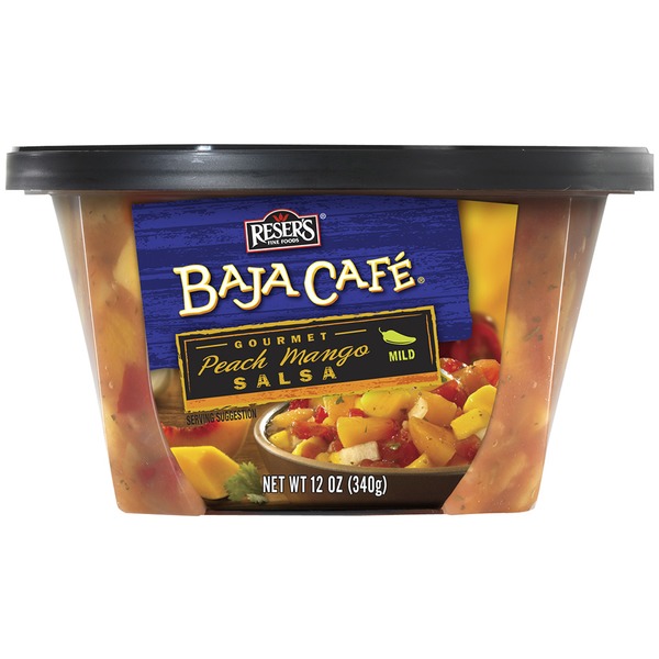 Baja Cafe Mild Gourmet Peach Mango Salsa (12 oz) Instacart