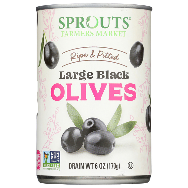 Sprouts Large Ripe Black Olives Same-Day Delivery or Pickup