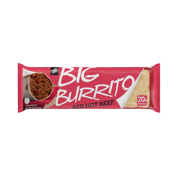 Tina's Burrito Red Hot Beef Big Burrito, Spicy, Frozen, Hearty Protein
