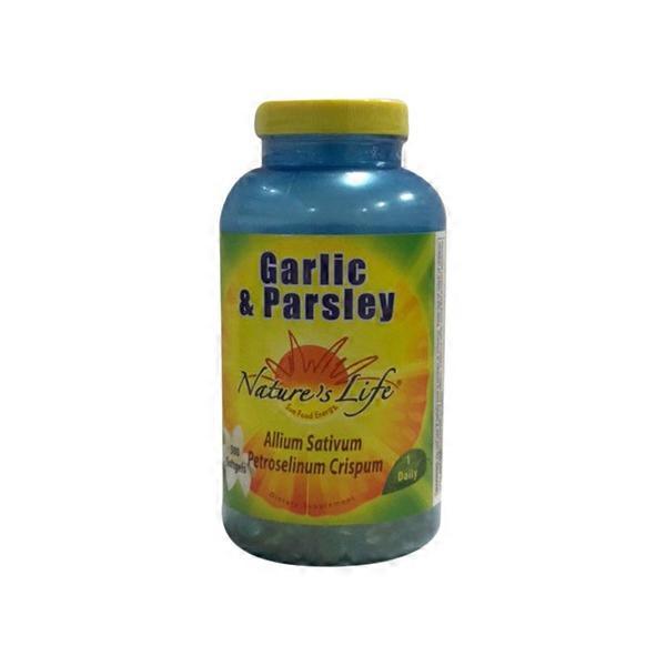 Nature's Life Garlic & Parsley Supplement (250 ct) Instacart