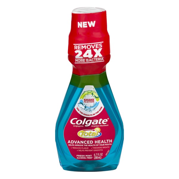 Colgate Total Advanced Health Mouthwash Fresh Mint (6.7 fl oz) Instacart