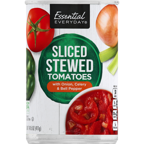 Essential Everyday Tomatoes with Onion, Celery & Bell Pepper, Stewed