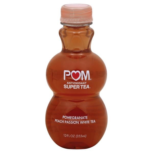 POM Super Tea Pomegranate Peach Passion White Tea (12 oz) from Stop