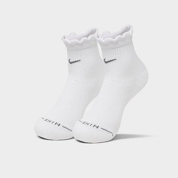Nike Women's Everyday Elevated Mid-Crew Socks, S - White