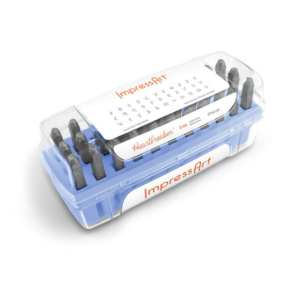 Michaels ImpressArt Heartbreaker Uppercase Letter Stamp Set Same