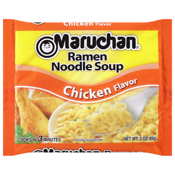 Maruchan Ramen Noodle Soup, Chicken, 3 oz Same-Day Delivery or