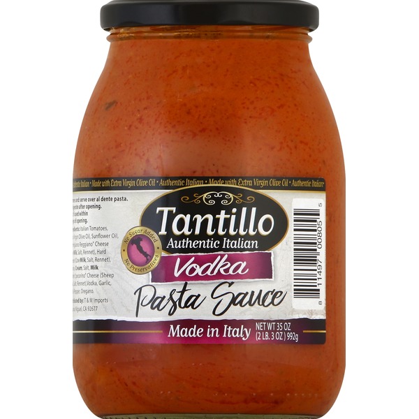 Tantillo Pasta Sauce, Vodka (35 oz) Instacart