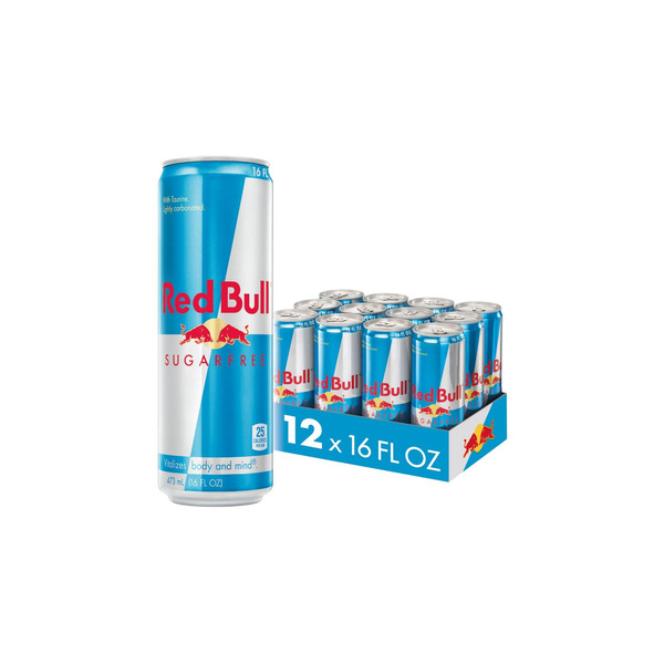 Red Bull - Energy Drink, Sugar Free - 12/16 oz