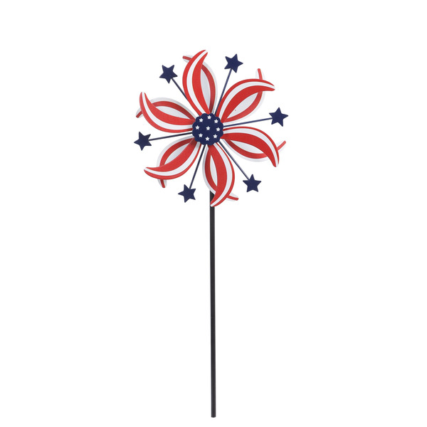Holiday Living Metal Outdoor Pathway marker Patriotic 4th of July Decor
