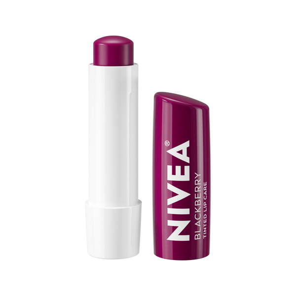 nivea vitamin c lip balm Tinted Lip Care, Blackberry, 2 Pack, 0.17 oz (4.8 g) Each