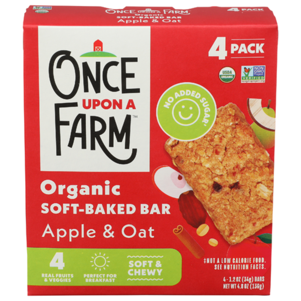Once Upon A Farm Organic Apple & Oat Soft Baked Bars
