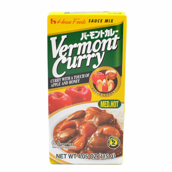 House Foods Sauce Mix, Med.Hot, Vermont Curry