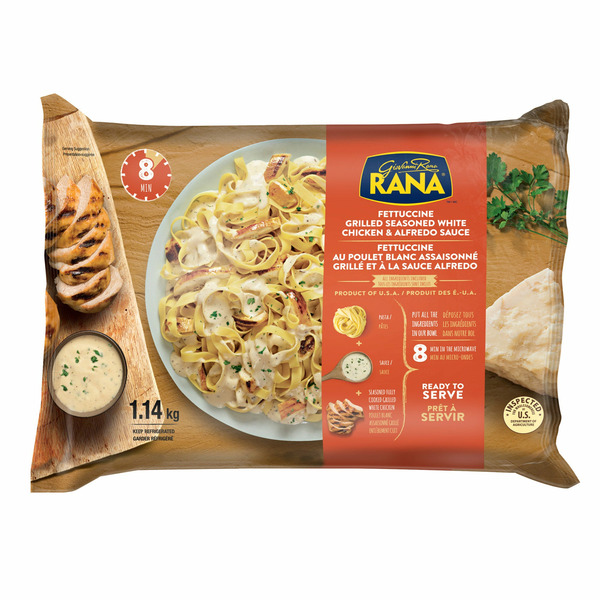 Rana  Fettuccine Grilled Seasoned White Chicken & Alfredo Sauce