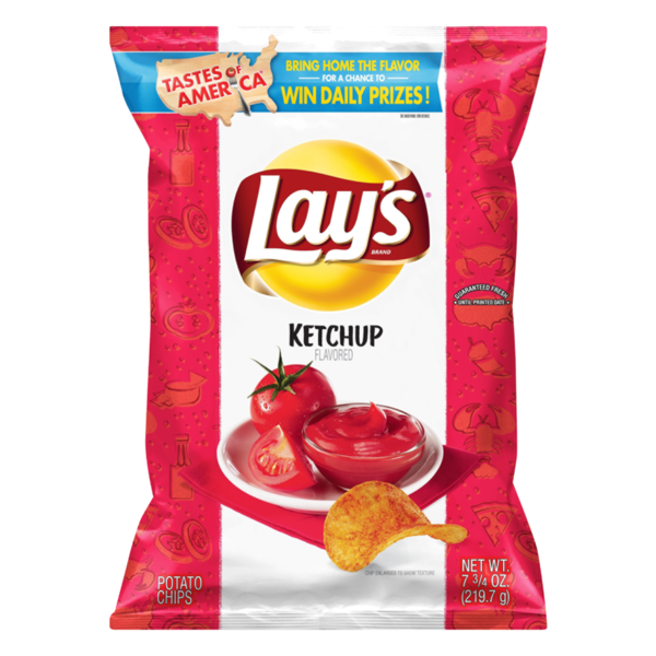 Lay's TOA Ketchup Potato Chips Plastic Bag (7.75 oz) from Safeway Instacart