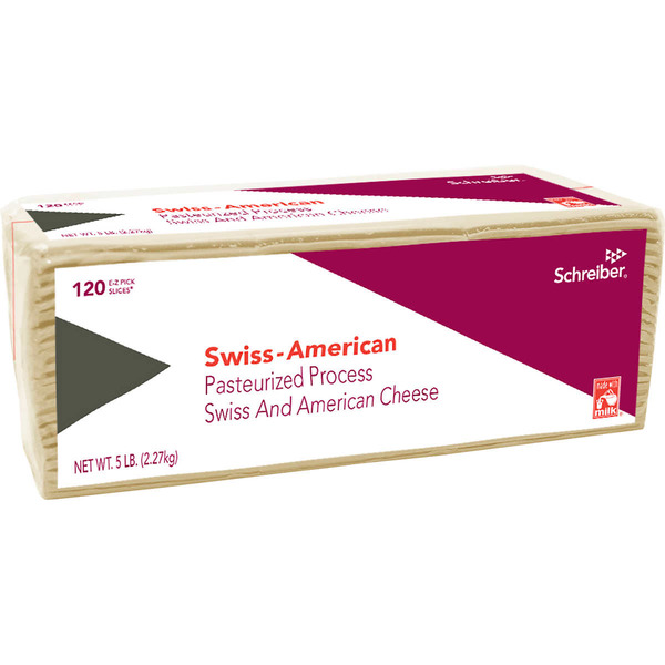 Schreiber - American/Swiss Cheese - 160 Ct