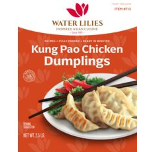 Water Lilies - Kung Pao Chicken Dumplings - 2.5 lbs