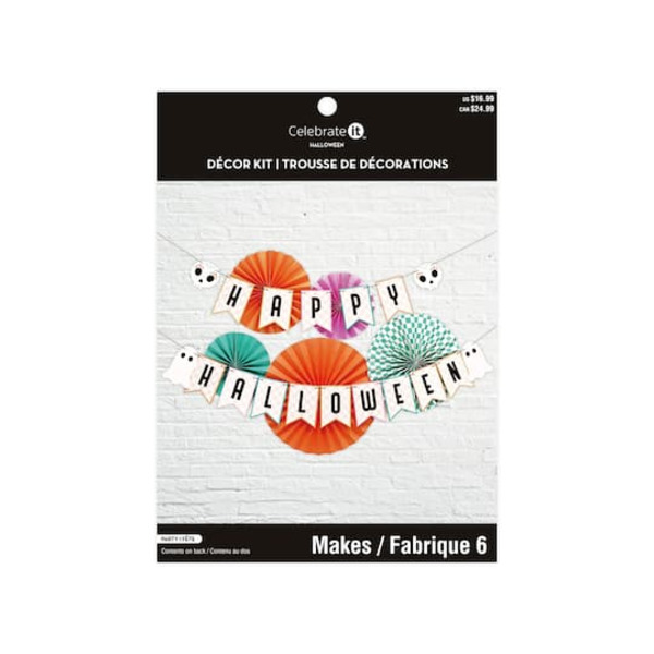 Celebrate It Happy Halloween Fan Décor Kit