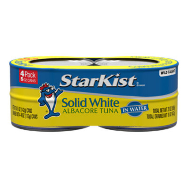 StarKist Tuna, Albacore, Solid White, 4 Pack