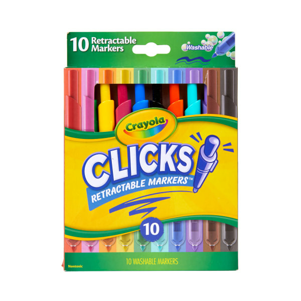 Crayola Retractable Markers, Clicks