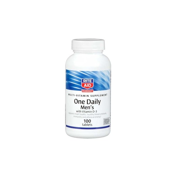 Rite Aid One Daily Men's With Vitamin D3 Supports Heart Health