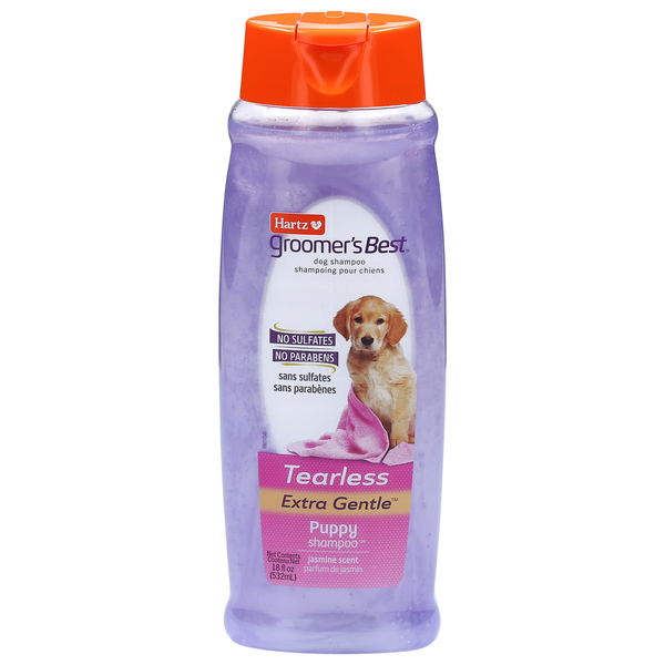 Hartz Tearless Extra Gentle Puppy Jasmine Scent Dog Shampoo Same