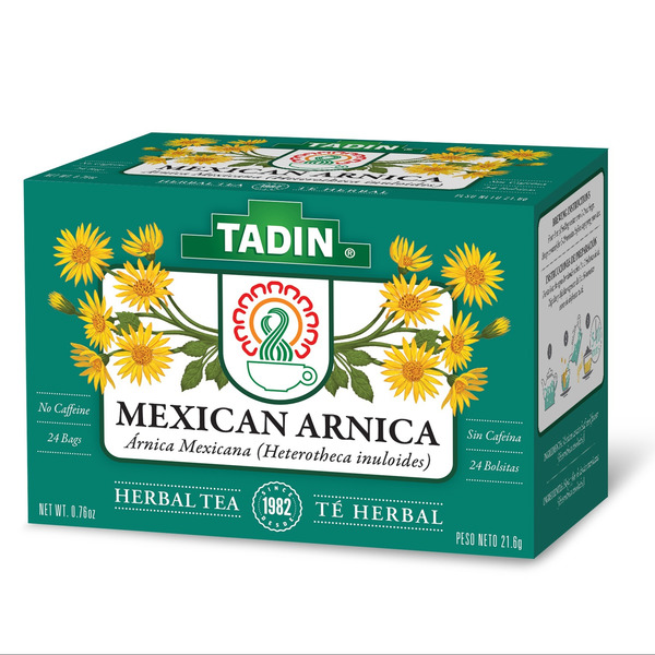 Tadin Mexican Arnica Tea, Caffeine Free Herbal Tea