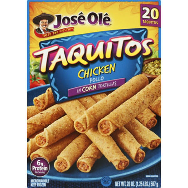 José Olé Taquitos, in Corn Tortillas, Chicken