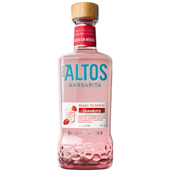 Olmeca Altos Ready to Serve Strawberry Margarita Tequila Cocktail