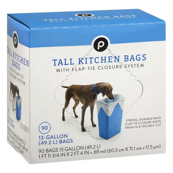 Publix Tall Kitchen Bags, Flap Ties Same-Day Delivery or Pickup