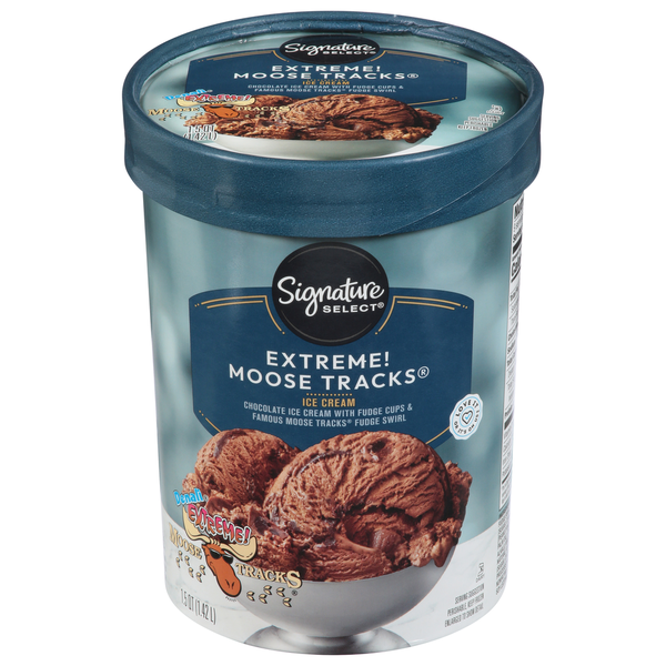Signature SELECT Ice Cream, Premium, Denali Extreme Moose Tracks