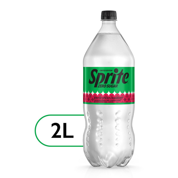Sprite Winter Spiced Cranberry Zero Sugar Bottle Same-Day Delivery
