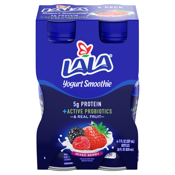 lala LALA Mixed Berry Yogurt Smoothie Same-Day Delivery | Northgate Market