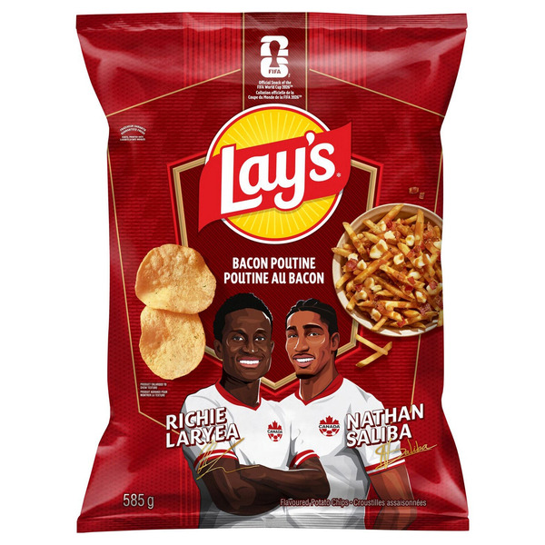 Lay's FIFA Bacon Poutine Potato Chips
