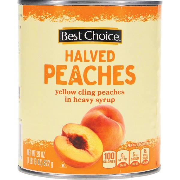 Best Choice Halved Peaches Same-Day Delivery | El Rancho Supermercado