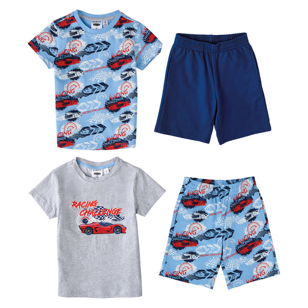 Son and daughter 2点set Lily & Dan/ L&D Racecar Children's Outfit Multipack, XS Same-Day