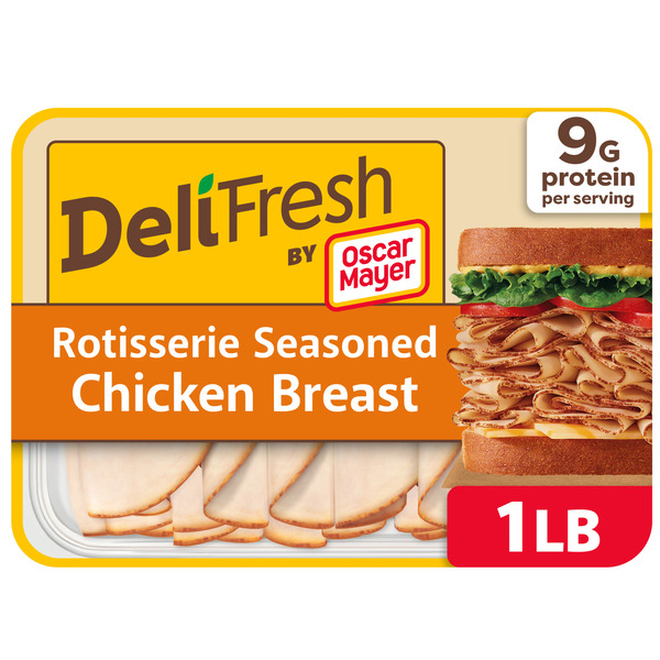 Oscar Mayer Deli Fresh Rotisserie Seasoned Chicken Breast Sandwich Lunch Meat Family Size