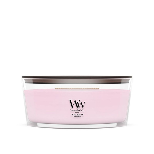 Wood Wick Cherry Blossom & Vanilla Ellipse Jar Candle