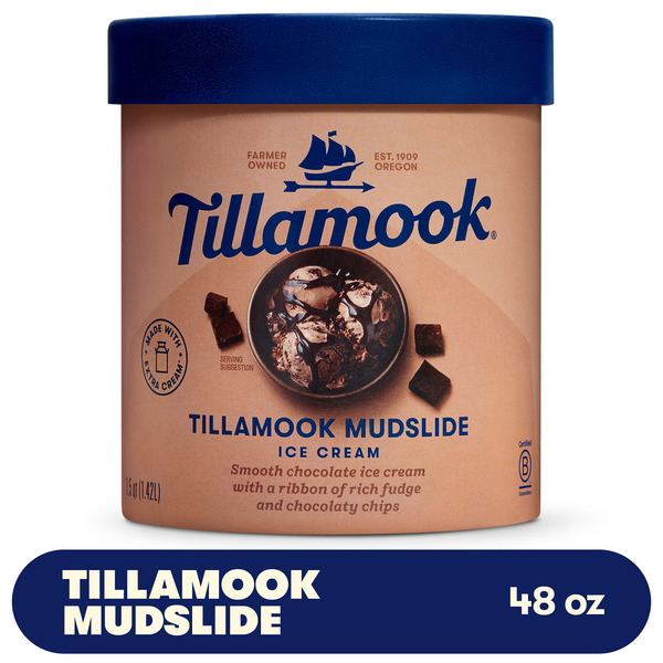 Tillamook Mudslide Ice Cream, 48fl-oz