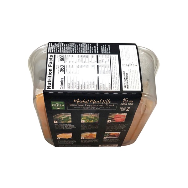 The Fresh Market Bourbon Peppercorn Steak Market Meal Kit (40 oz