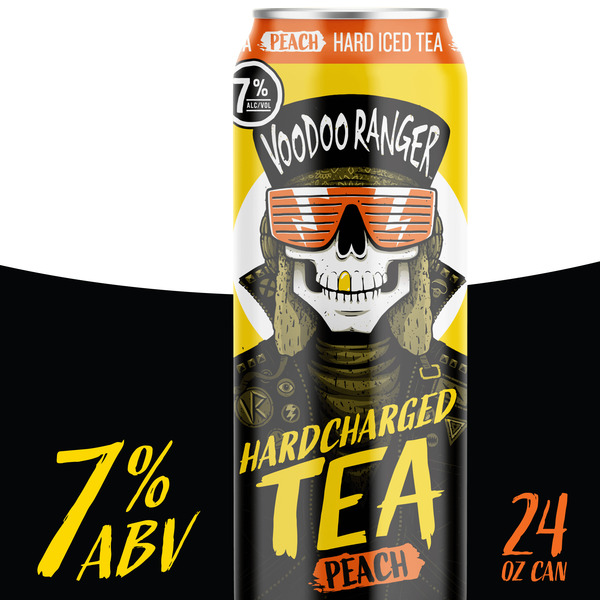 Voodoo Ranger Hardcharged Tea-Peach, 24 fl oz Can Same-Day